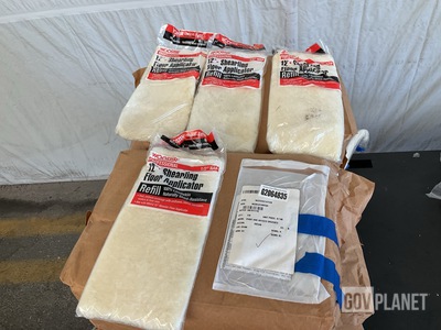 (120) Shearling Floor Applicator Refills, (10) Lavatory Faucets & Assorted Items