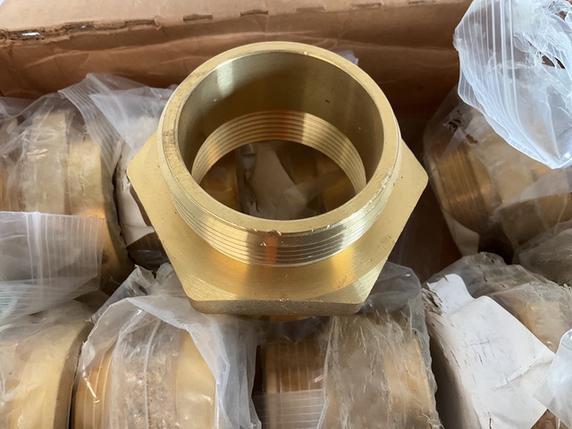 (40) Assorted Adapter & Fittings & (3) Hose Plugs