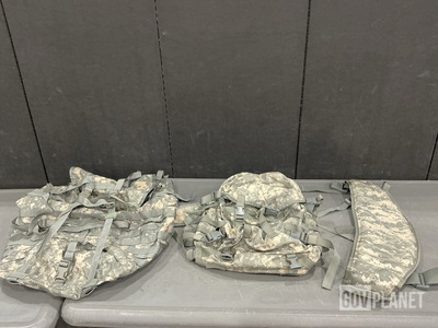(10) Assault Packs, (29) Molded Waist Belts & Assorted Items