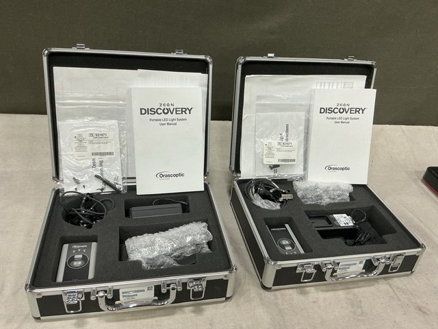 (2) Orascoptic Zeon Portable LED Light Systems