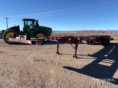 1986 Trailmobile 40 ft T/A Extendable コンテナシャシー