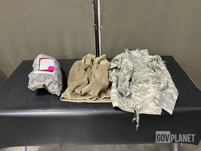 (15) Jackets, (9) Parkas, (267) Cold Glove Inserts & Assorted Items