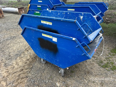 Quantity of (2) Metal Dump Waste Bin