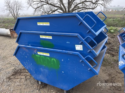 Quantity of (3) Metal Dump Waste Bin