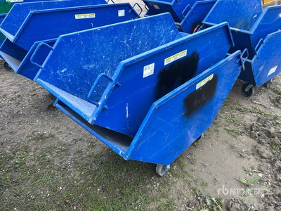Quantity of (2) Metal Dump Waste Bin
