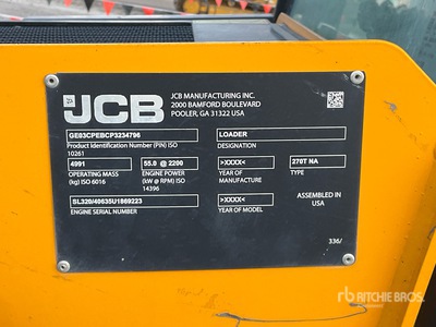 2023 JCB 270T Compact Track Loader