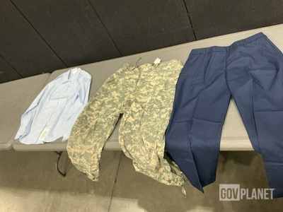 (74) Pairs of Slacks, (7) Pairs of Trousers, (10) Shirts & Assorted Items