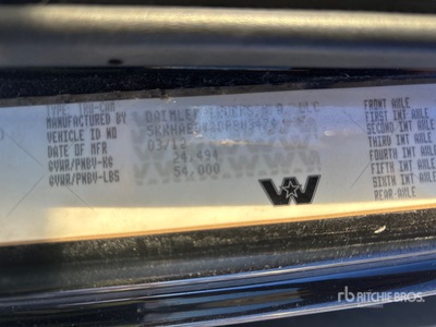 2013 Western Star 4900FA 6x4 T/A Dump Truck