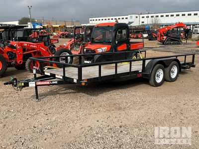 2025 Orange Line TU70-18BK4AR2B 18 ft T/A Nutzfahrzeug-Anhänger