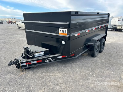 2026 X-STAR 14 ft T/A Dump Utility Trailer