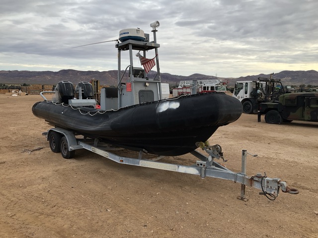 Zodiac Patrol Boat w/Trailer