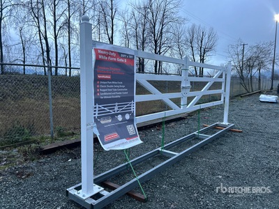 EG EarthyGrounds Gate B 20 ft x 7 ft Steel Driveway Gate (Unused)