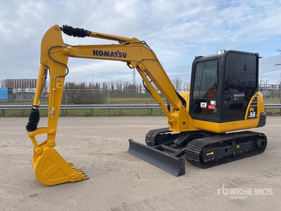 2015 Komatsu PC56-7 Mini Excavator