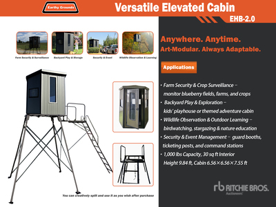 EG EarthyGrounds EHB2 Elevated Blind Cabin (Unused)