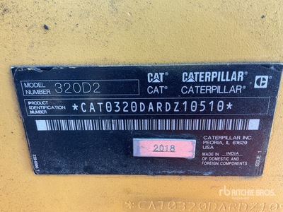 2018 Cat 320D2 Excavadora Hidraulica / Pelle Hydraulique sur Chenilles