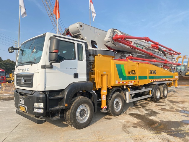 2021 XCMG HB62V on 2021 SITRAK G7 440 8x4 Concrete Pump Truck (Reconditioned)