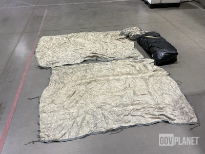 (4) Shelter Tents, (38) Poncho Liners, (50) Barracks Bags & Assorted Items