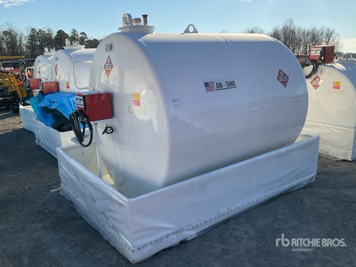 2025 AM Tank AM-TANK 2300N 2376 gal Skid Mounted Steel Diesel Tank (Unused)
