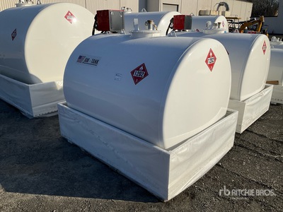 2025 AM Tank AM-TANK1000 1050 gal Skid Mounted Steel Diesel Tank (Unused)