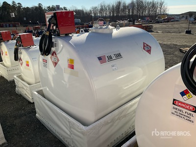 2025 AM Tank AM-TANK1000 1050 gal Skid Mounted Steel Diesel Tank (Unused)