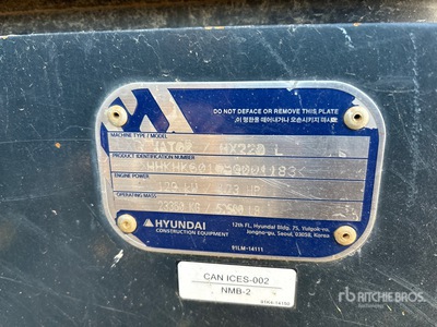 Hyundai HX200L excavadora de demolición