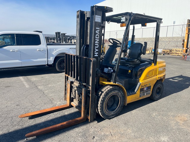 2018 (unverified) Hyundai 30D-9 5890 lb Pneumatic Tire Forklift