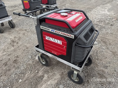 2021 Honda EU7000IS 5.5 kVA Portable Generator Set