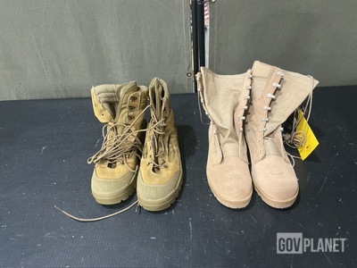 (56) Pairs of Men's Boots & (25) Pairs of Combat Boots
