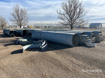 Quantity of Galvanized Steel Culvert انبوب