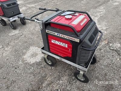 2021 Honda EU7000IS 5.5 kVA Portable Generator Set