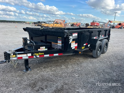 2024 Big Tex 14LP-14 T/A Dump Utility Trailer