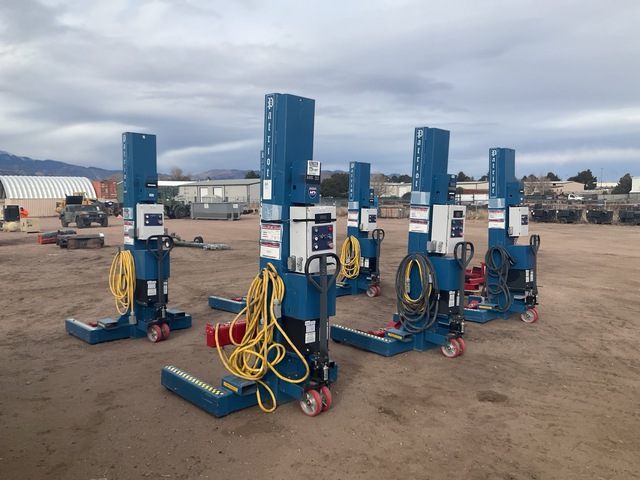 (6) Bucher M-4519-0166 Mobile Column Lifts