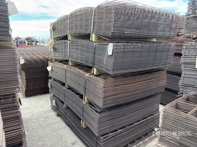 Quantity of (5) Bundles of 6 in x 6 in 7 ft Re-Mesh