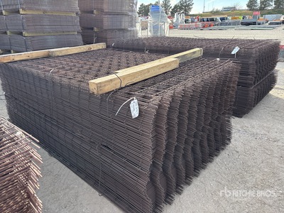 Quantity of (4) Bundles of 6" 6" D2.9/D2.9 5 ft x 10 ft Re-Mesh