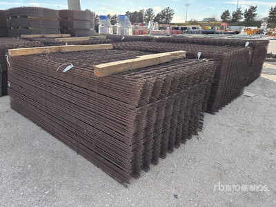 Quantity of (6) Bundles of 6" 6" D2.9/D2.9 5 ft x 10 ft Re-Mesh