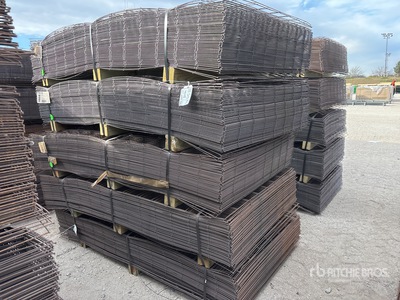 Quantity of (5) Bundles of 6 in x 6 in W1.4/W1.4 4 ft x 7 ft Re-Mesh