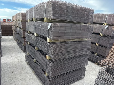Quantity of (5) Bundles of 6 in x 6 in W1.4/W1.4 4 ft x 7 ft Re-Mesh
