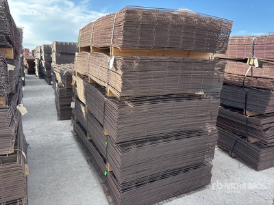 Quantity of (5) Bundles of 6 in x 6 in D1.4/D1.4 4 ft x 8 ft Re-Mesh