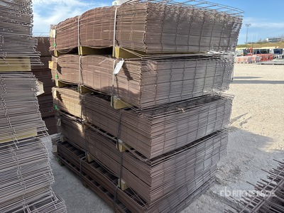 Quantity of (5) Bundles of 6 in x 6 in W1.4/W1.4 4 ft x 7 ft Re-Mesh