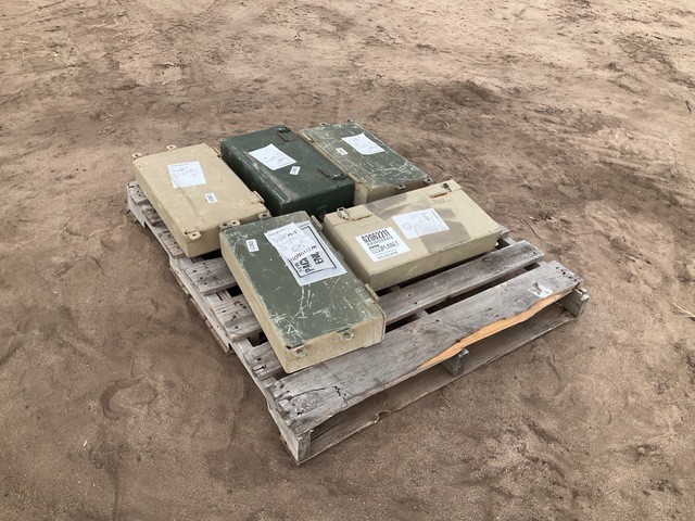 (5) Edgewood Chemical Biological Center 13-12-165 Accessories Stowage Boxes