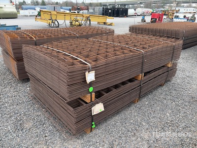 Quantity of (2) Bundles of 6 in x 6 in W1.4 4 ft x 7 ft Re-Mesh