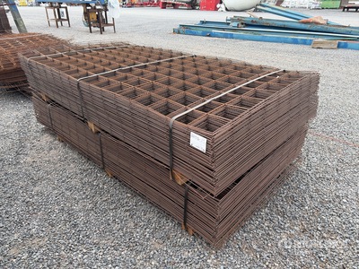 Quantity of (2) Bundles of 6 in x 6 in W1.4 4 ft x 7 ft Re-Mesh