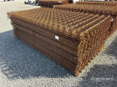 Quantity of (2) Bundles of 6 in x 6 in W1.4 4 ft x 10 ft Re-Mesh