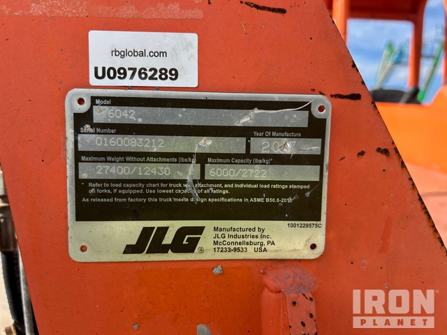 MANIPULADOR 2017 JLG/SKYTRAK