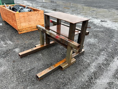 Welding Table, 2 Steel Saw Horses