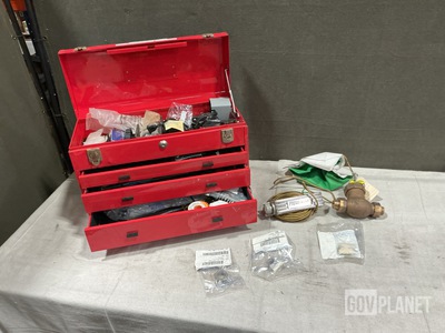 (1) Tool Kit, (12) Cylinder Caps, (1) Regulating Valve & Assorted Items