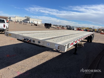 2017 Wilson CF1080 48 ft T/A Spread Axle Flatbed Trailer