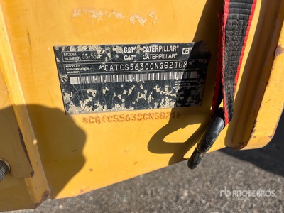 2007 Cat CS563E Smooth Drum Compactor