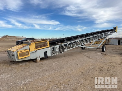 2013 TCI 36X70RAD 36 in x 70 ft Portable Stacking Conveyor
