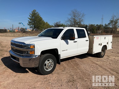 2017 Chevrolet 3500 HD 4x4 Crew Cab Camión Utilitario